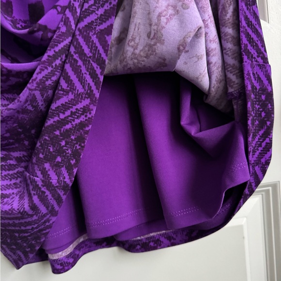 New Lauren Ralph Lauren Sleeveless Midi Dress Wedding Work Resort Purple Size 16 - Picture 6 of 9